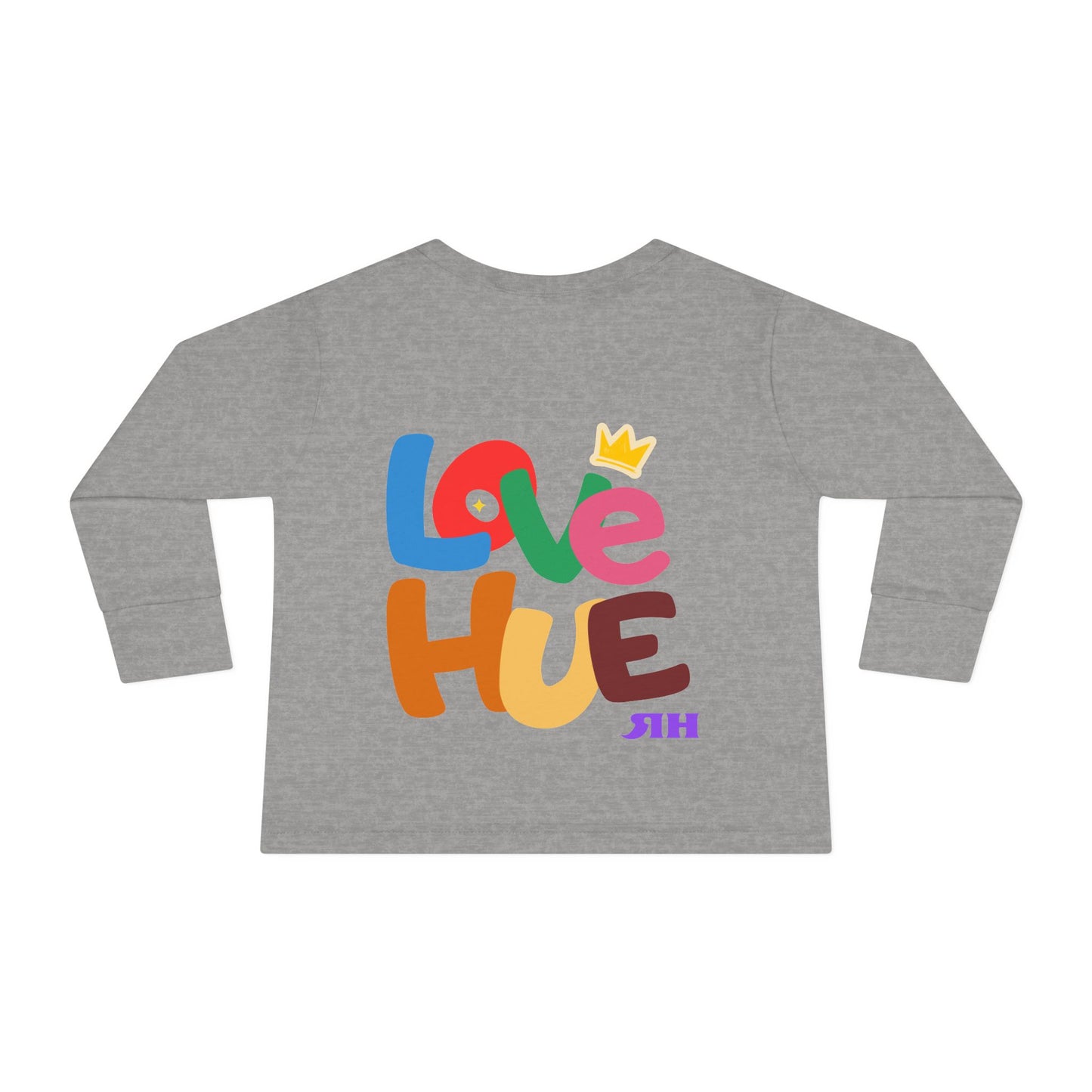 Toddler Long Sleeve Love Hue  Tee