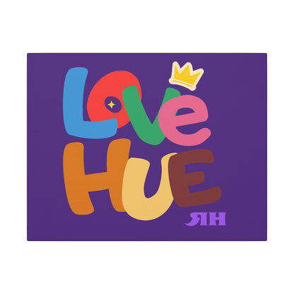 Love Hue Canvas Wall Royal Canvas