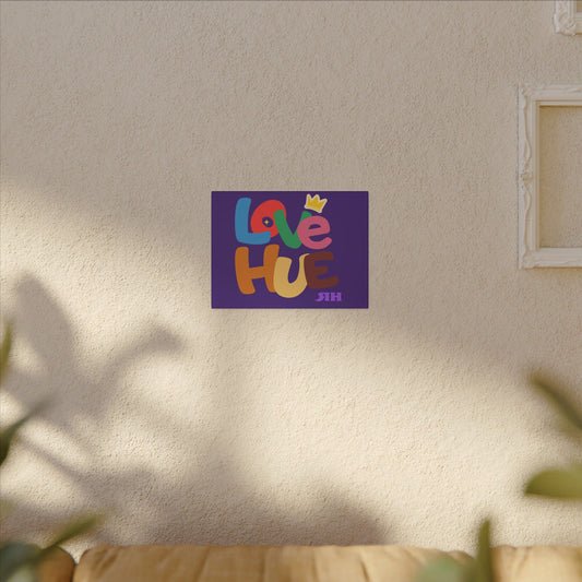 Love Hue Canvas Wall Royal Canvas