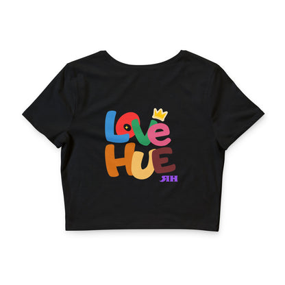 'Love Hue' Graphic Crop Top