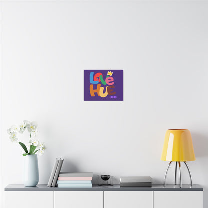 Love Hue Canvas Wall Royal Canvas