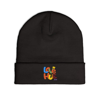 Love Hue Embroidered Knit Beanie