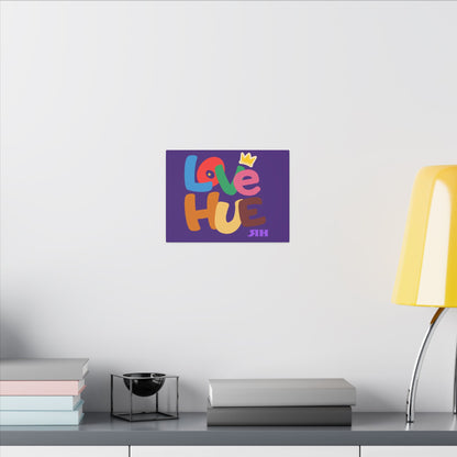Love Hue Canvas Wall Royal Canvas