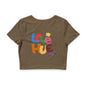 'Love Hue' Graphic Crop Top