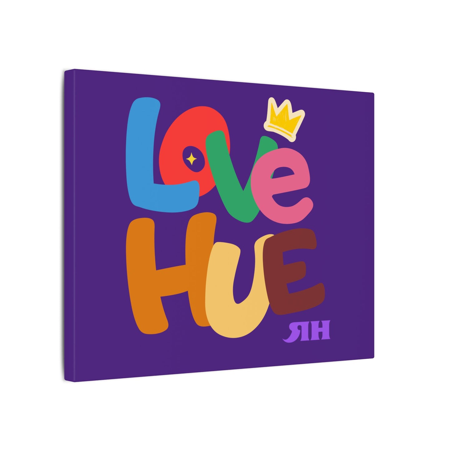 Love Hue Canvas Wall Royal Canvas