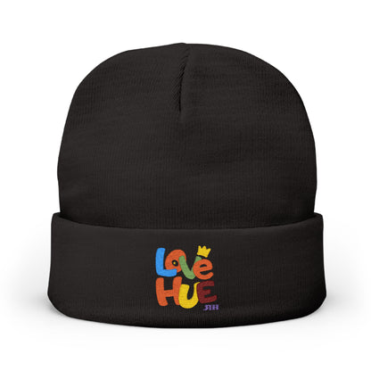 Love Hue Embroidered Knit Beanie