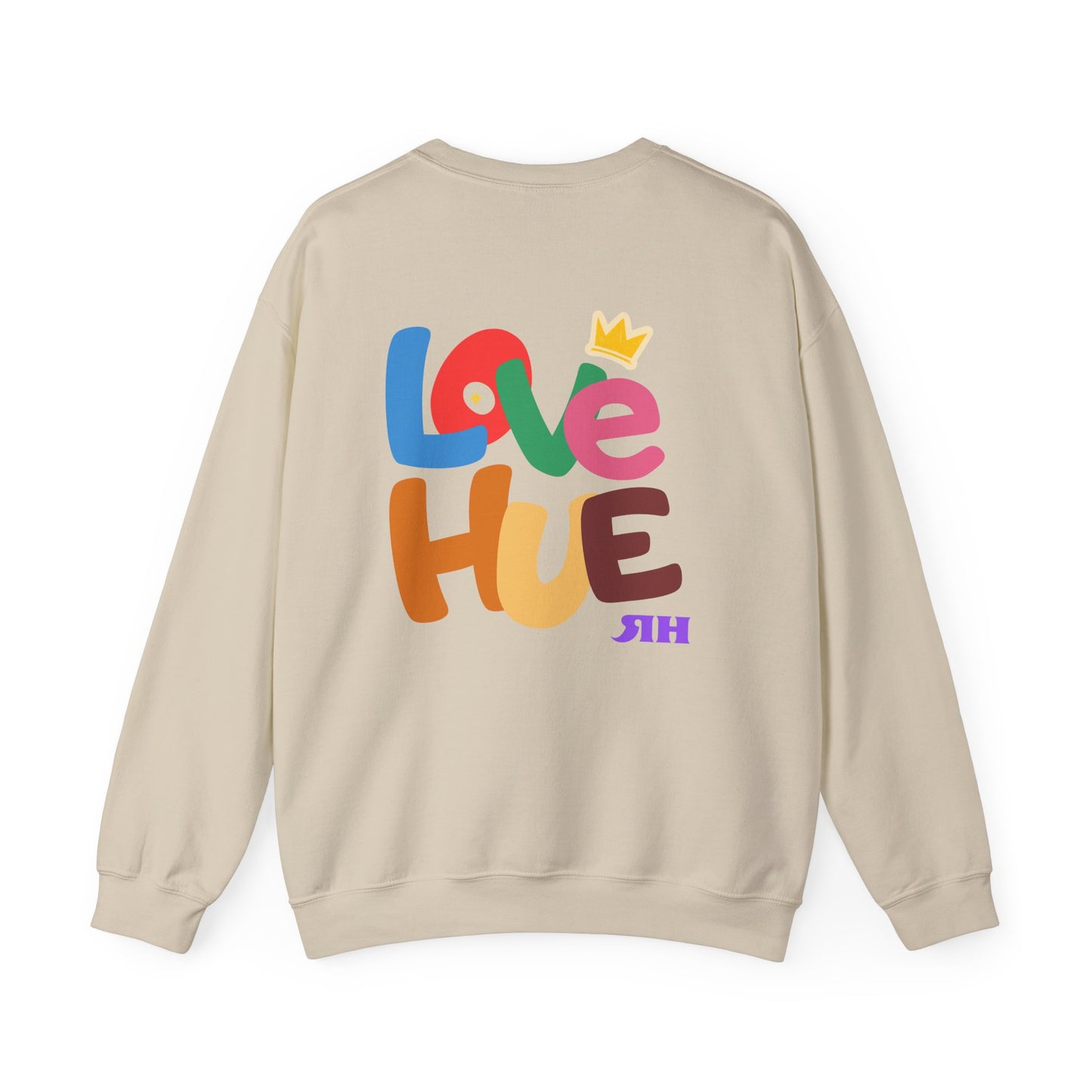 'Love Hue'  Graphic Pullover
