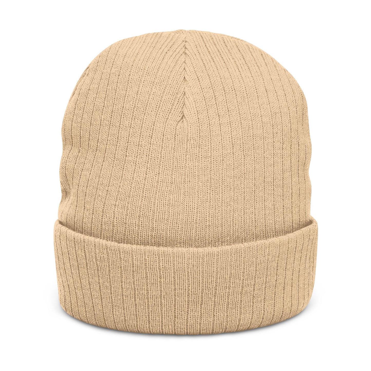 Royal Hues Mascot Embroidered Reign Ribbed Knit Beanie (Embroidery)