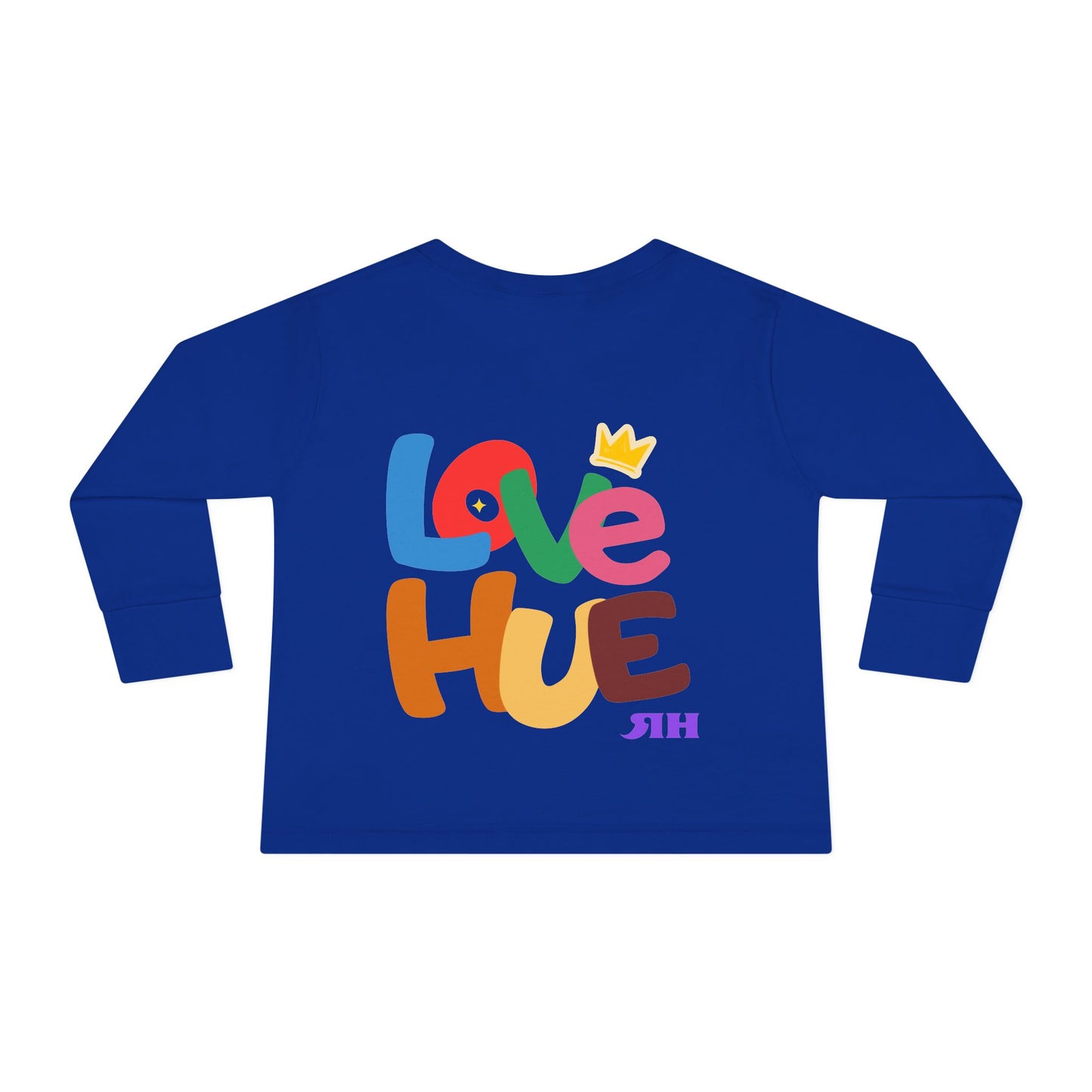 Toddler Long Sleeve Love Hue  Tee