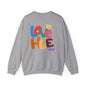 'Love Hue'  Graphic Pullover