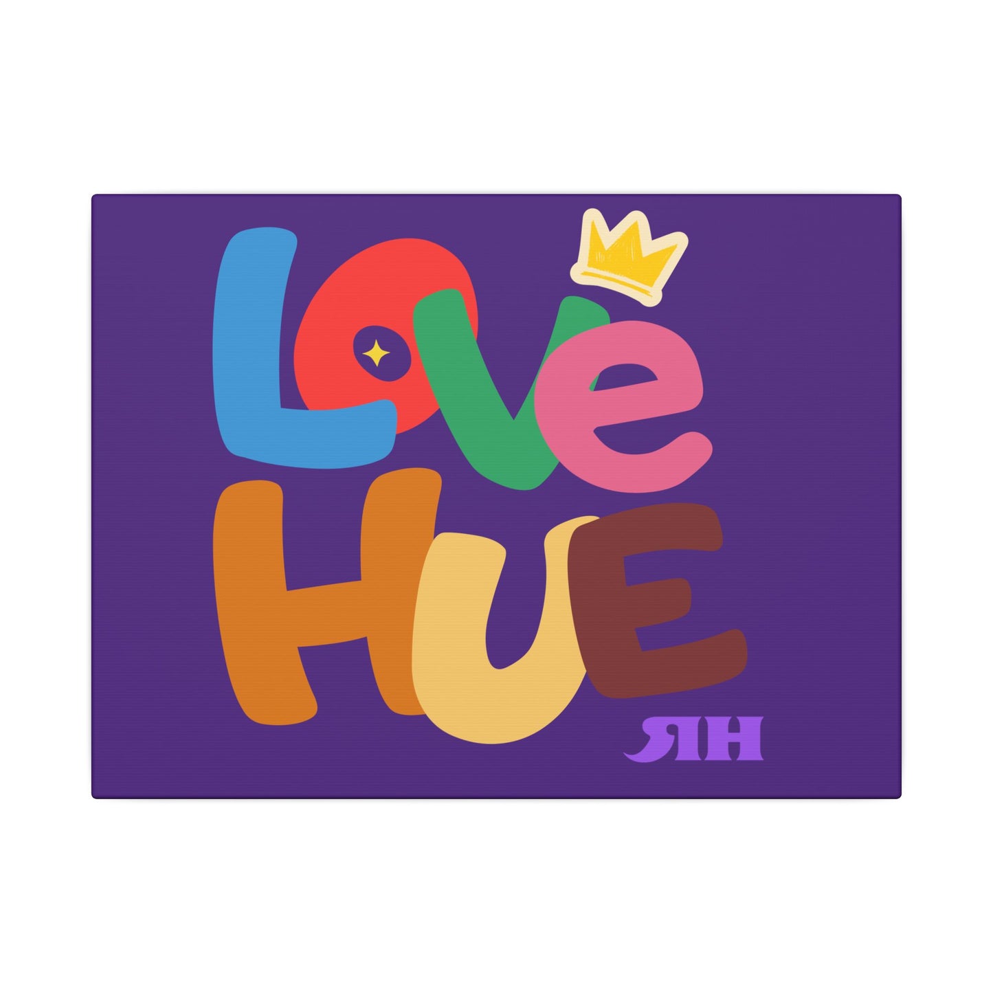 Love Hue Canvas Wall Royal Canvas