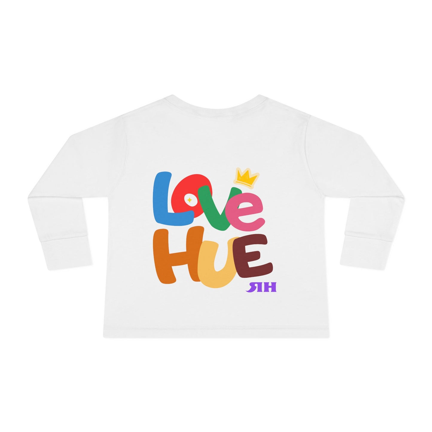 Toddler Long Sleeve Love Hue  Tee