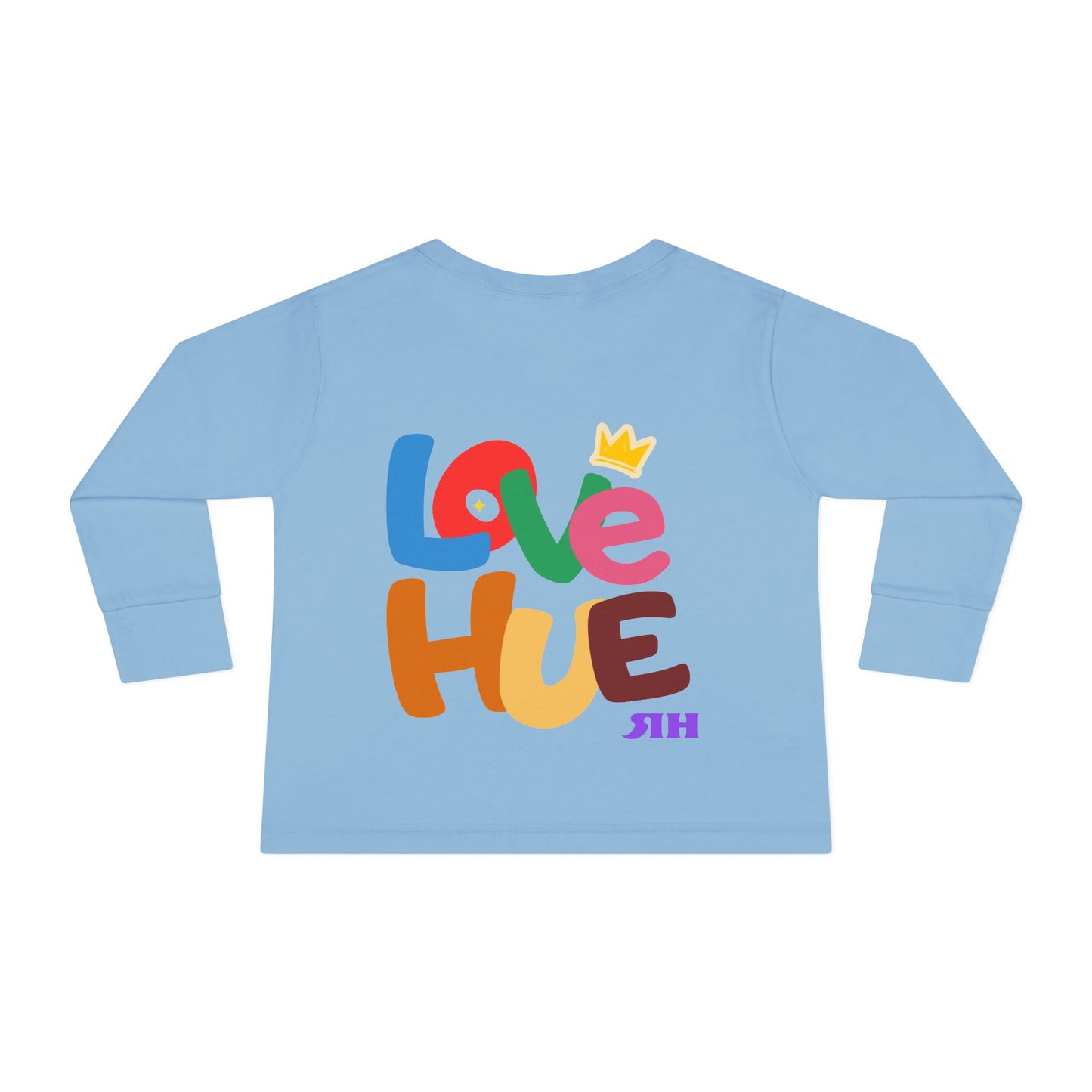 Toddler Long Sleeve Love Hue  Tee