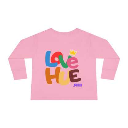 Toddler Long Sleeve Love Hue  Tee