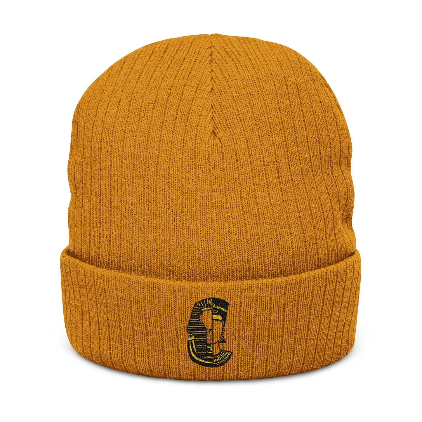 Royal Hues Mascot Embroidered Reign Ribbed Knit Beanie (Embroidery)