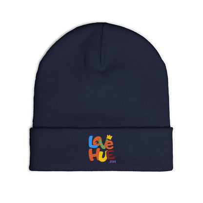 Love Hue Embroidered Knit Beanie