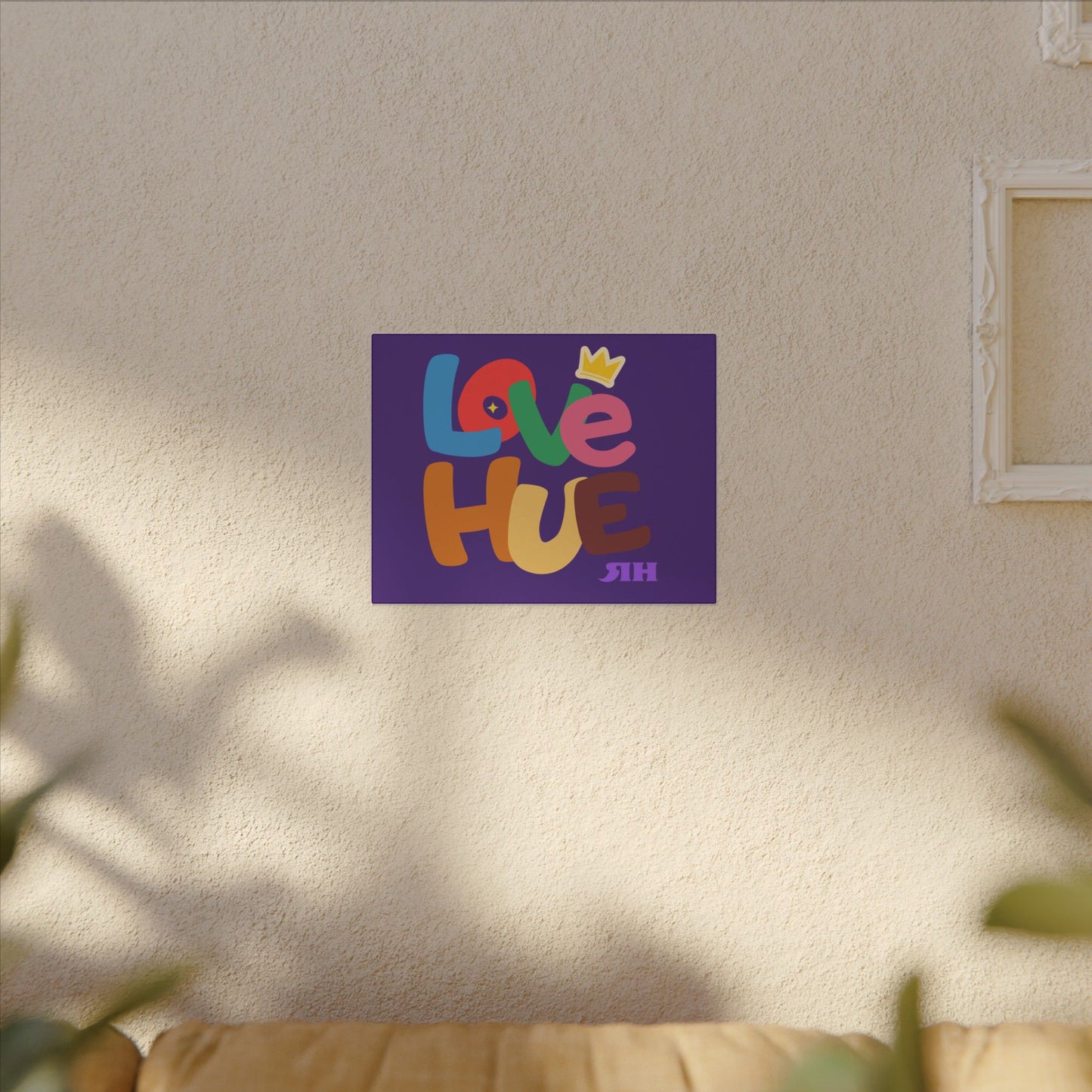 Love Hue Canvas Wall Royal Canvas
