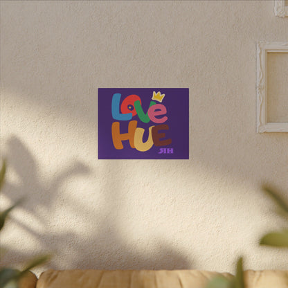 Love Hue Canvas Wall Royal Canvas