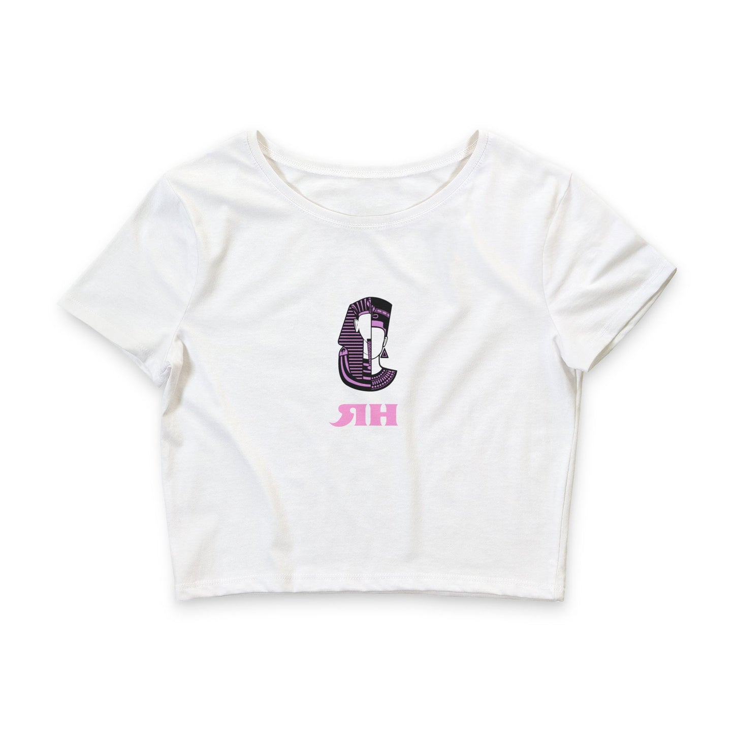 'Love Hue' Graphic Crop Top