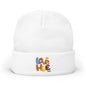 Love Hue Embroidered Knit Beanie